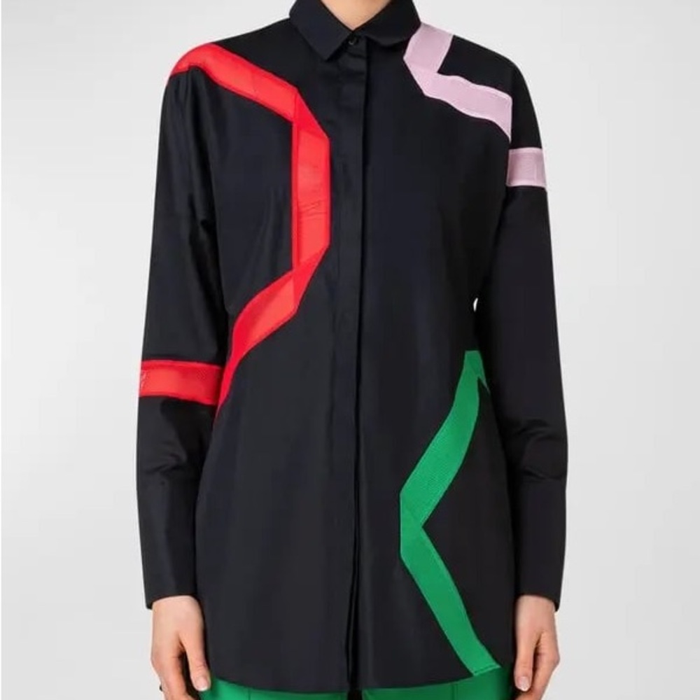 Colorful Geometric Pattern Shirt - image 1